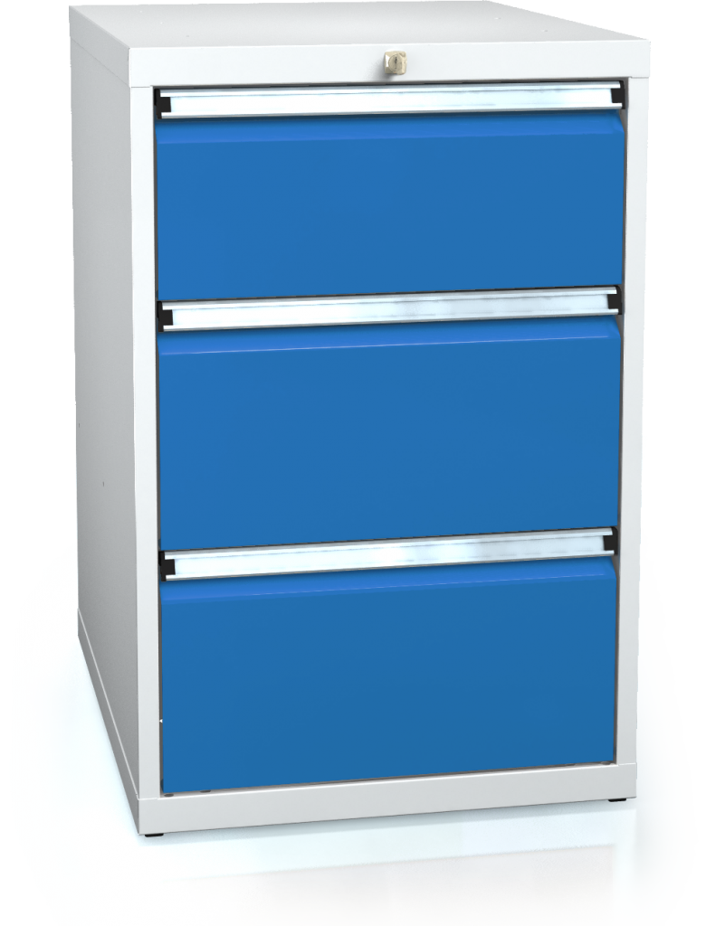Cabinets for workbenches 840 x 555 x 600 - 3x drawers